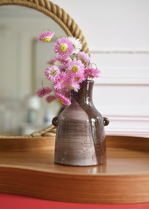 Juliette Derel Toi et Moi vase céramique émaillée 17 cm