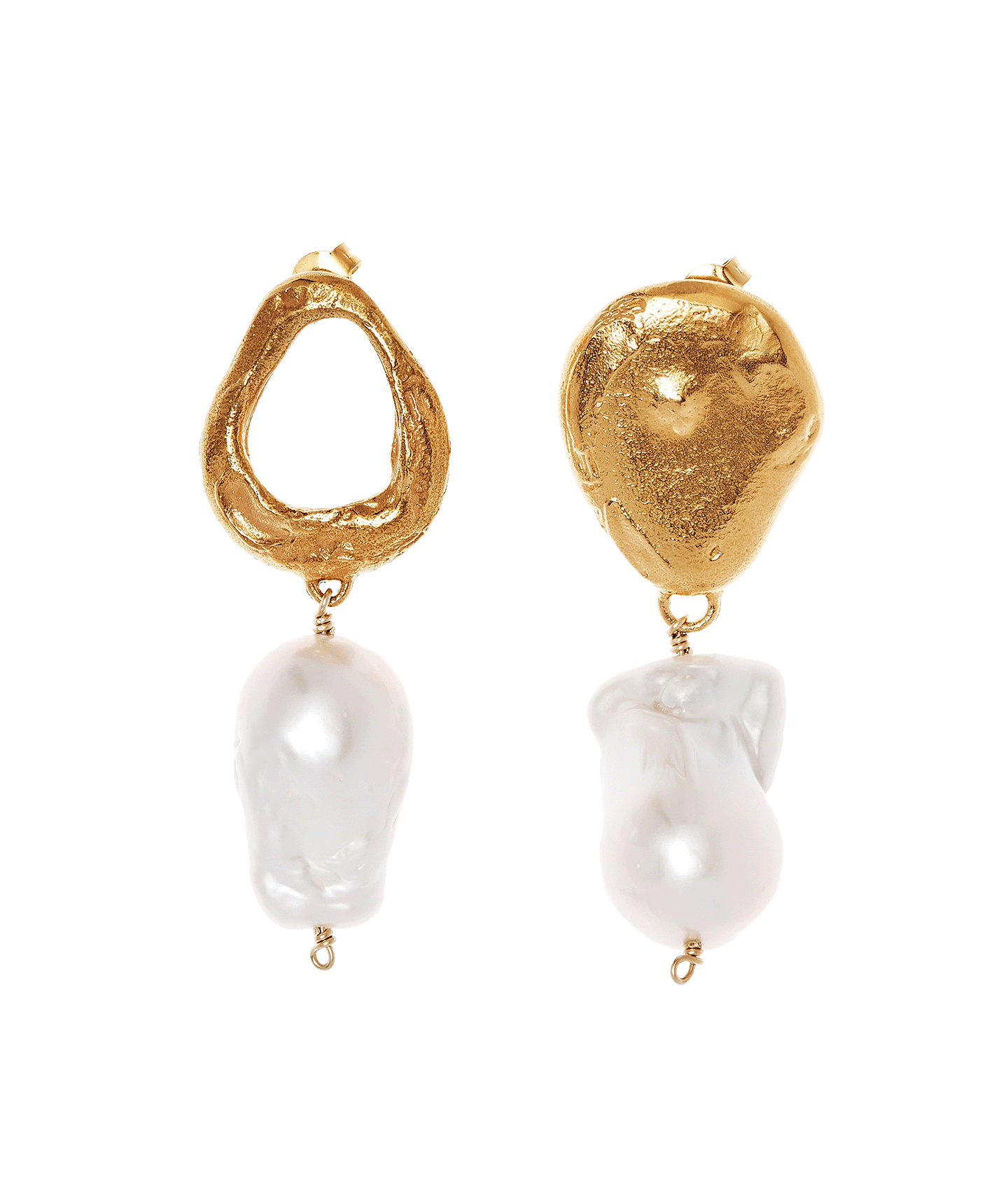 Alighieri Infernal Storm boucles pendantes perles baroques