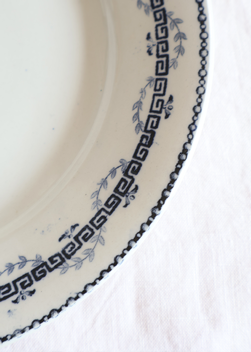 Aimée Aimer Art de la table assiettes Gien Bleu Nuit lot 8