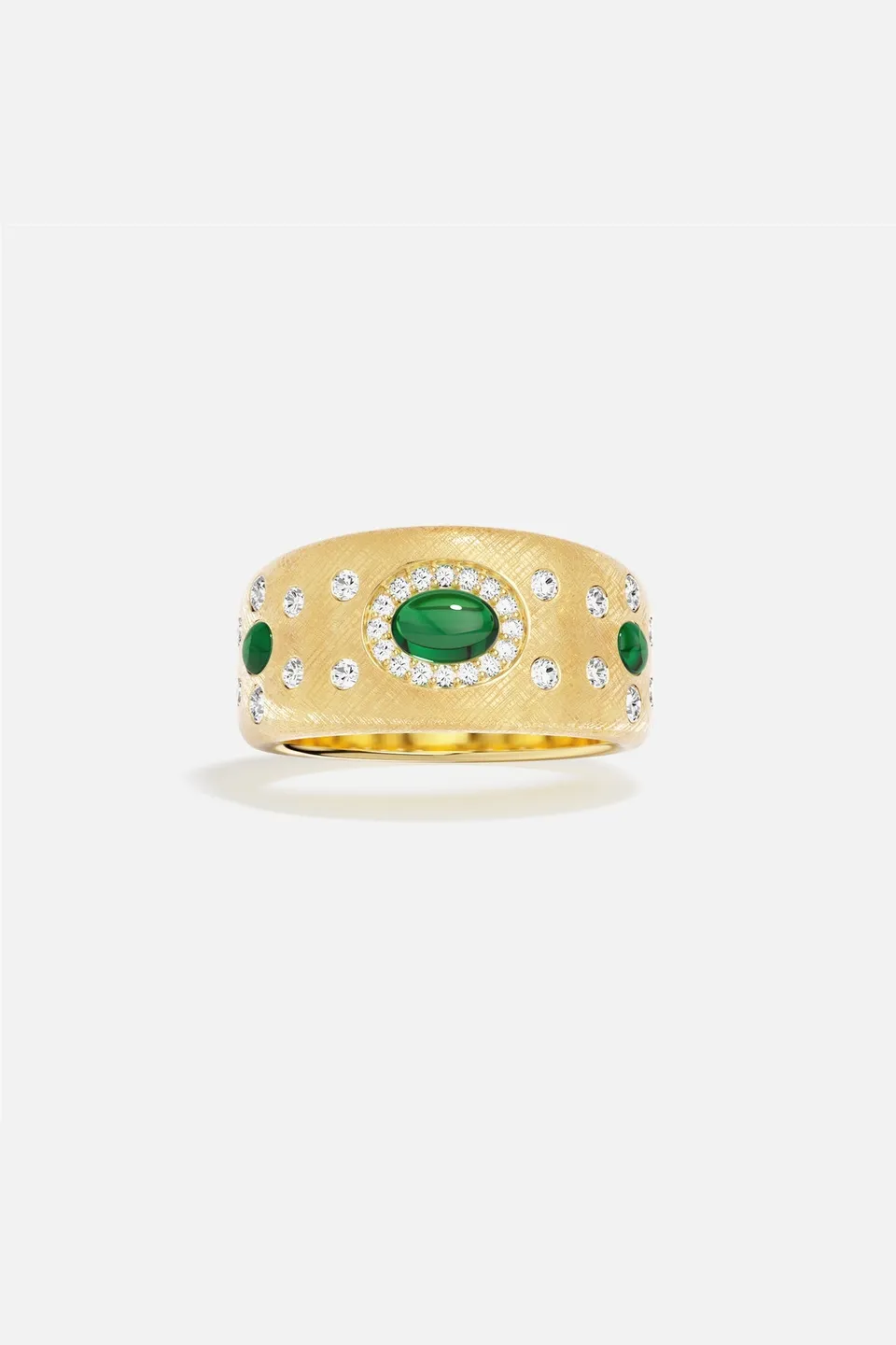 APM Monaco Automne Les Cabochons Bague dorée Taille 52