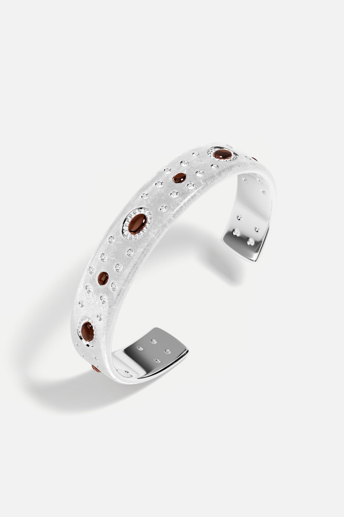 APM Monaco Automne Les Cabochons Jonc Bordeaux Taille M 17 cm