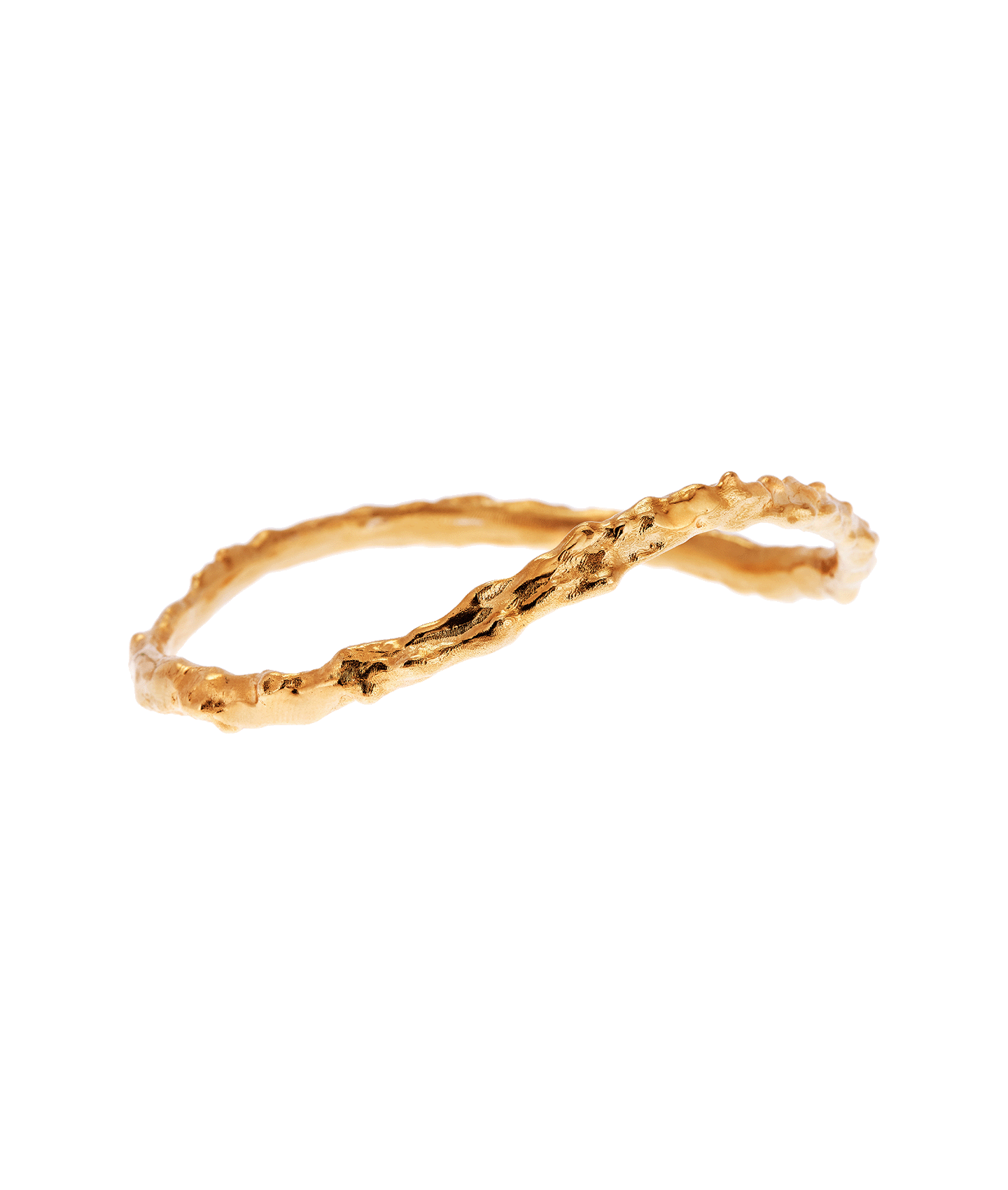 Alighieri The Inferno Bangle jonc doré texturé Rock