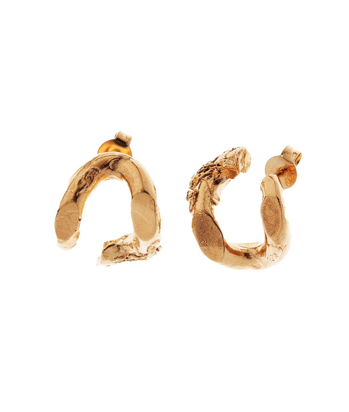 Alighieri The Flashback boucles d’oreilles bronze plaqué or 24kt