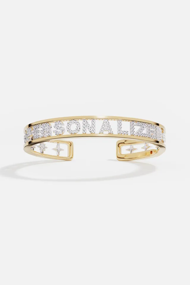 APM Monaco Morse Bracelet personnalisé gravé M 17 cm
