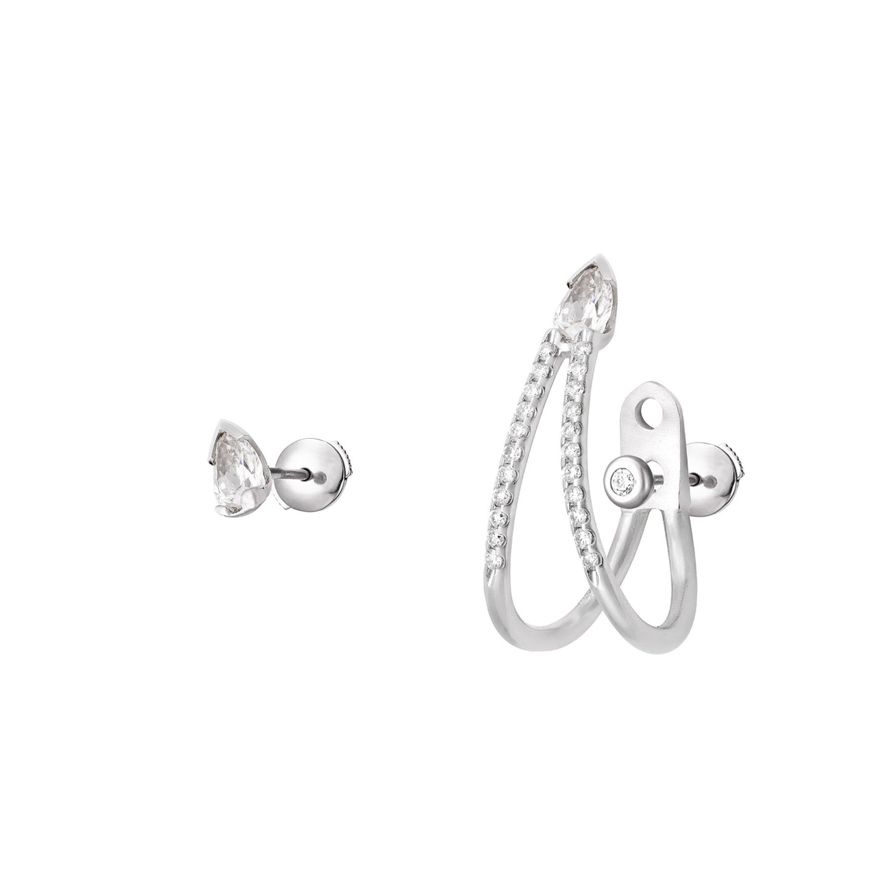 Aimée Aimer SkyLiane boucle or blanc diamants unité