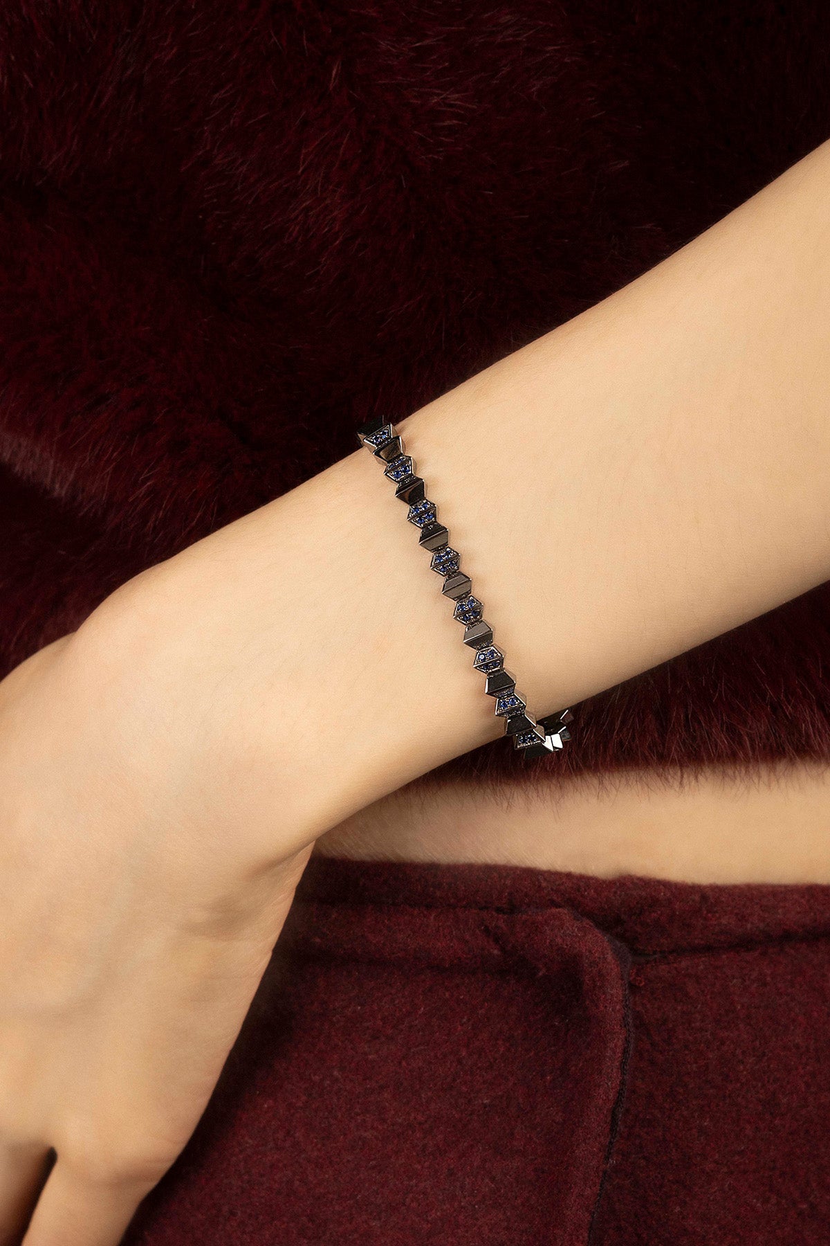 APM Monaco Yacht Club Up and Down Bracelet bleu Taille M