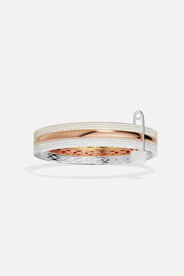 APM Monaco Morse Code Baby XL bracelet tricolore