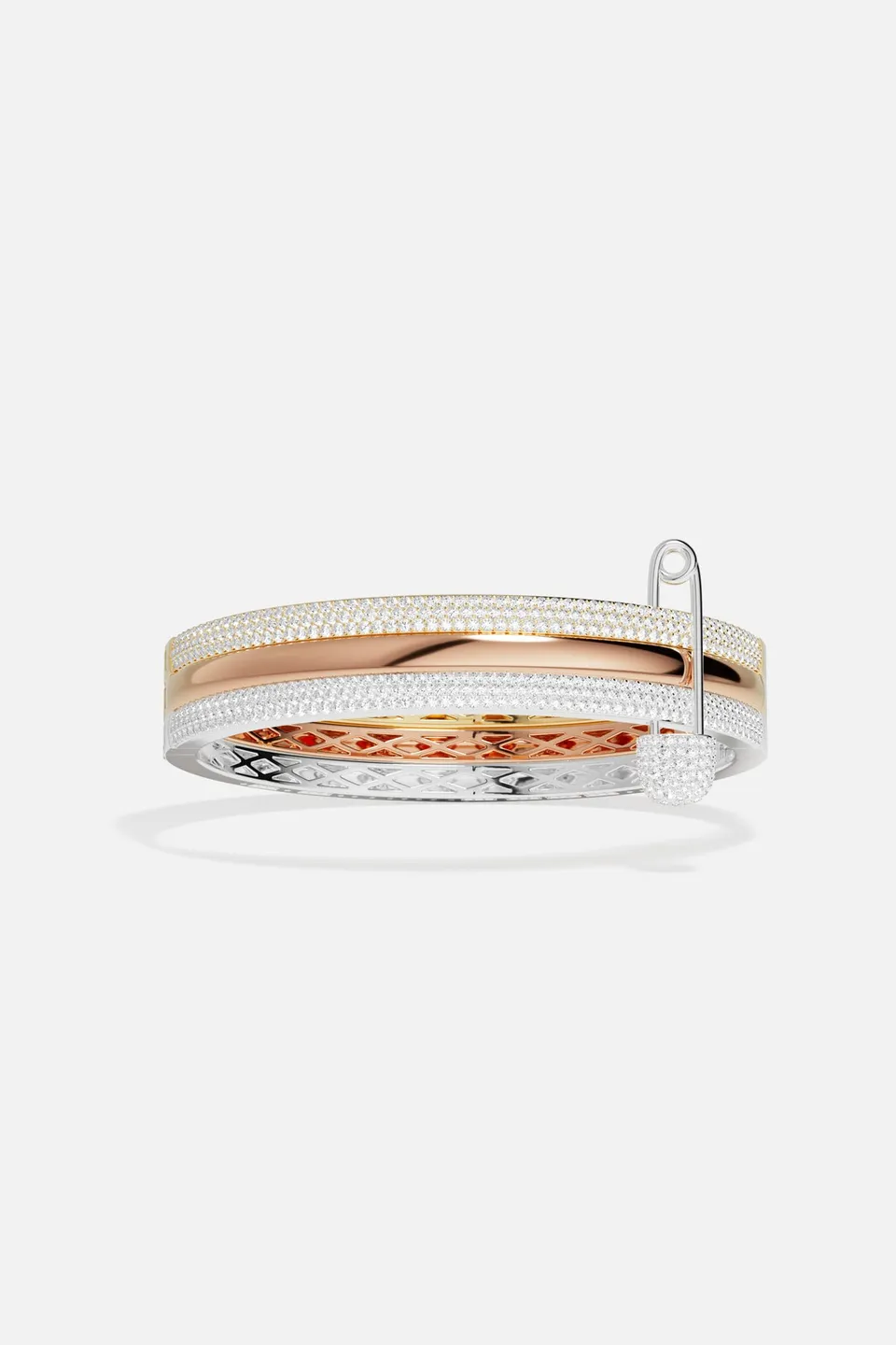 APM Monaco Morse Code Baby XL bracelet tricolore