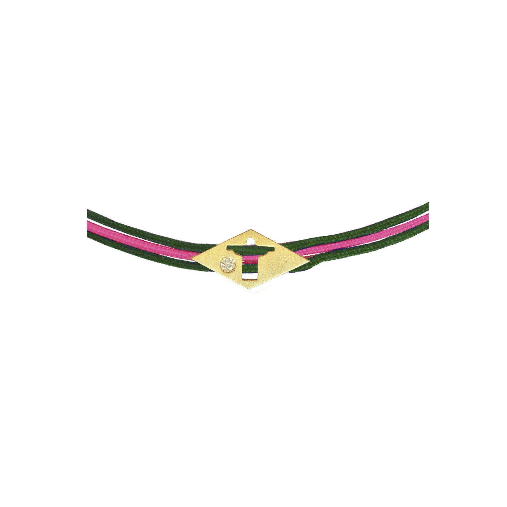 Aimée Aimer Bracelets Rio 1931 Or Jaune Diamant Vert Rose