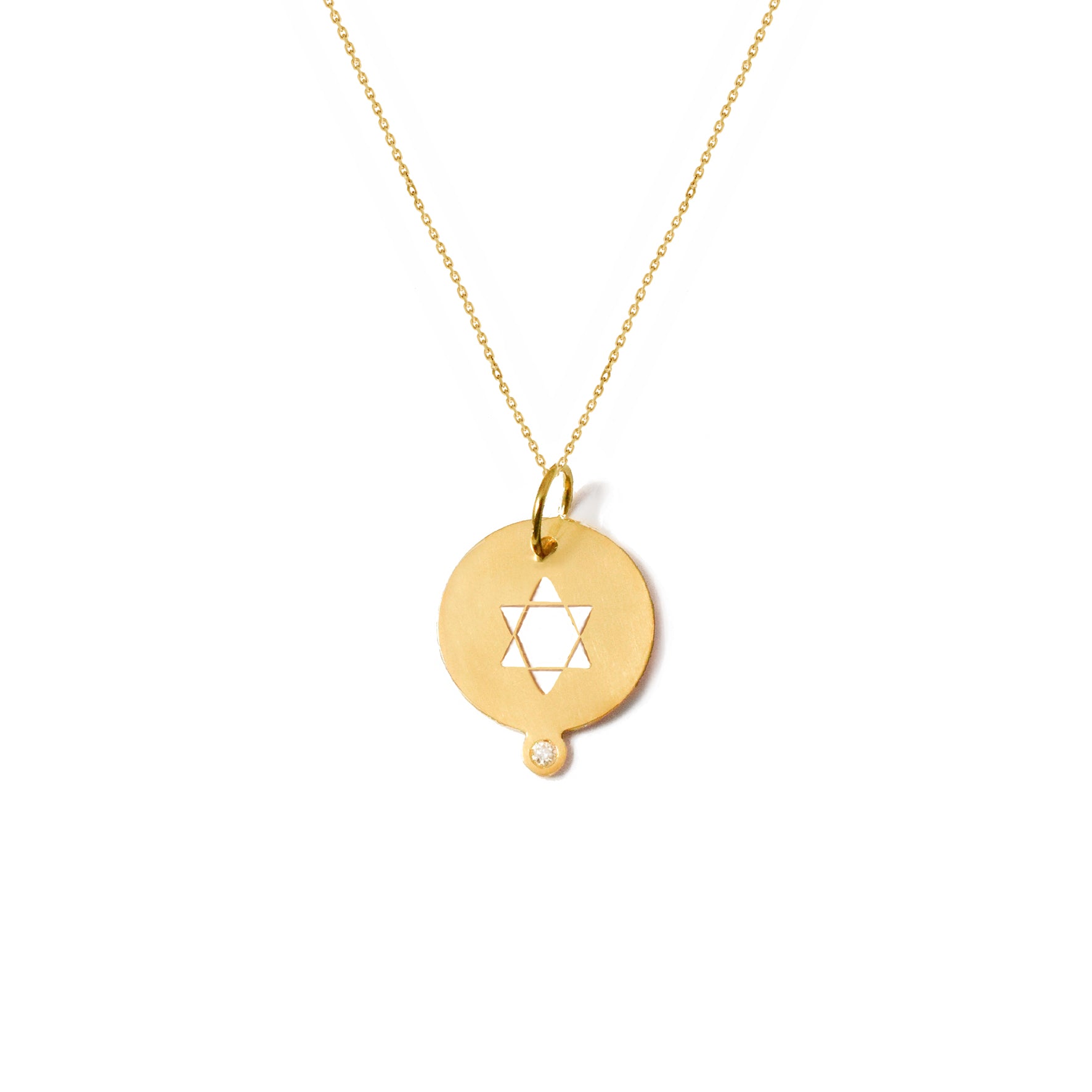 Aimée Aimer Médailles Heureuses médaille Étoile David or diamant