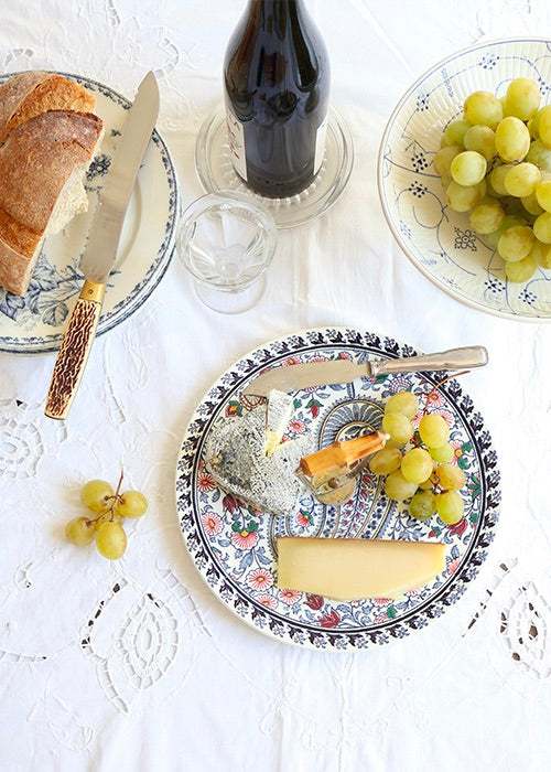 Aimée Aimer Cachemire plat à fromage Gien 35 cm