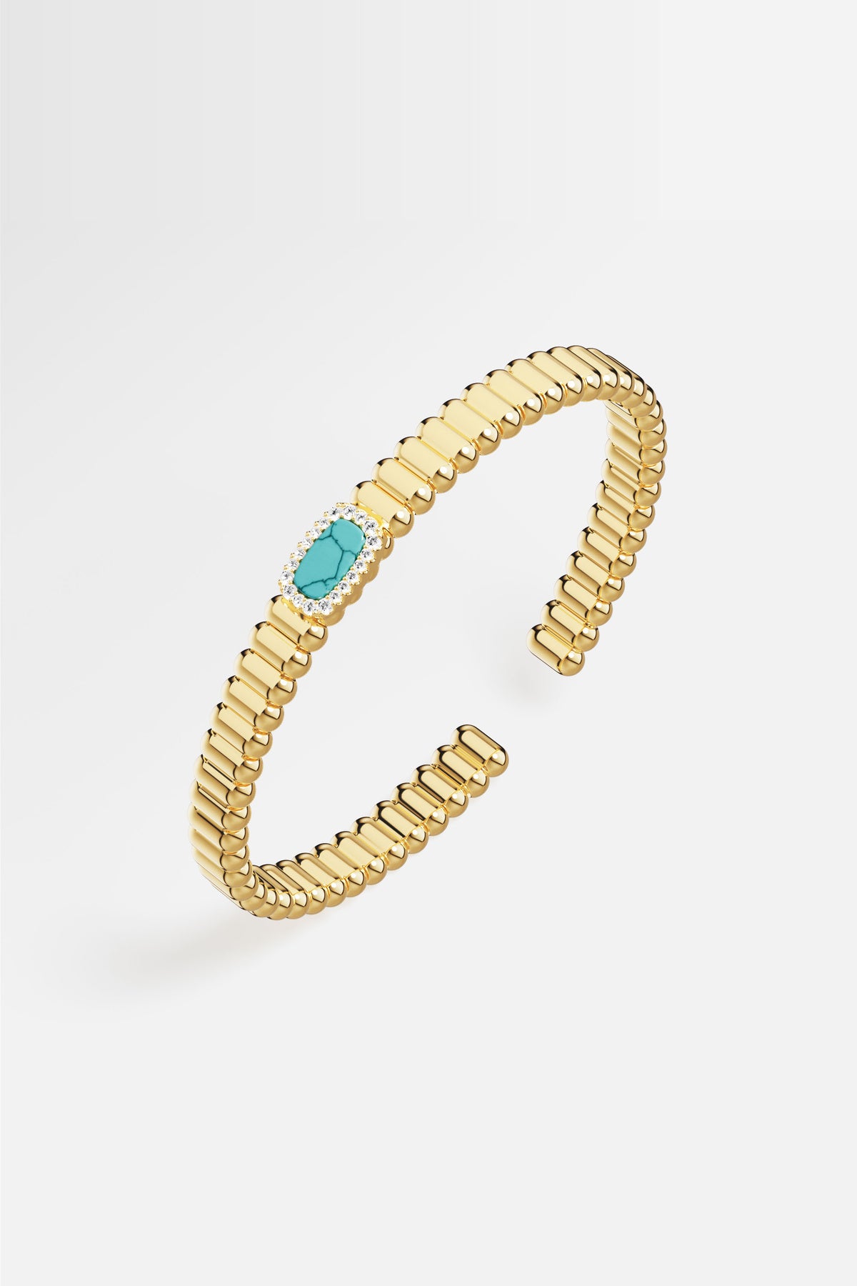 APM Monaco Méditerranée Calanques jonc doré turquoise M