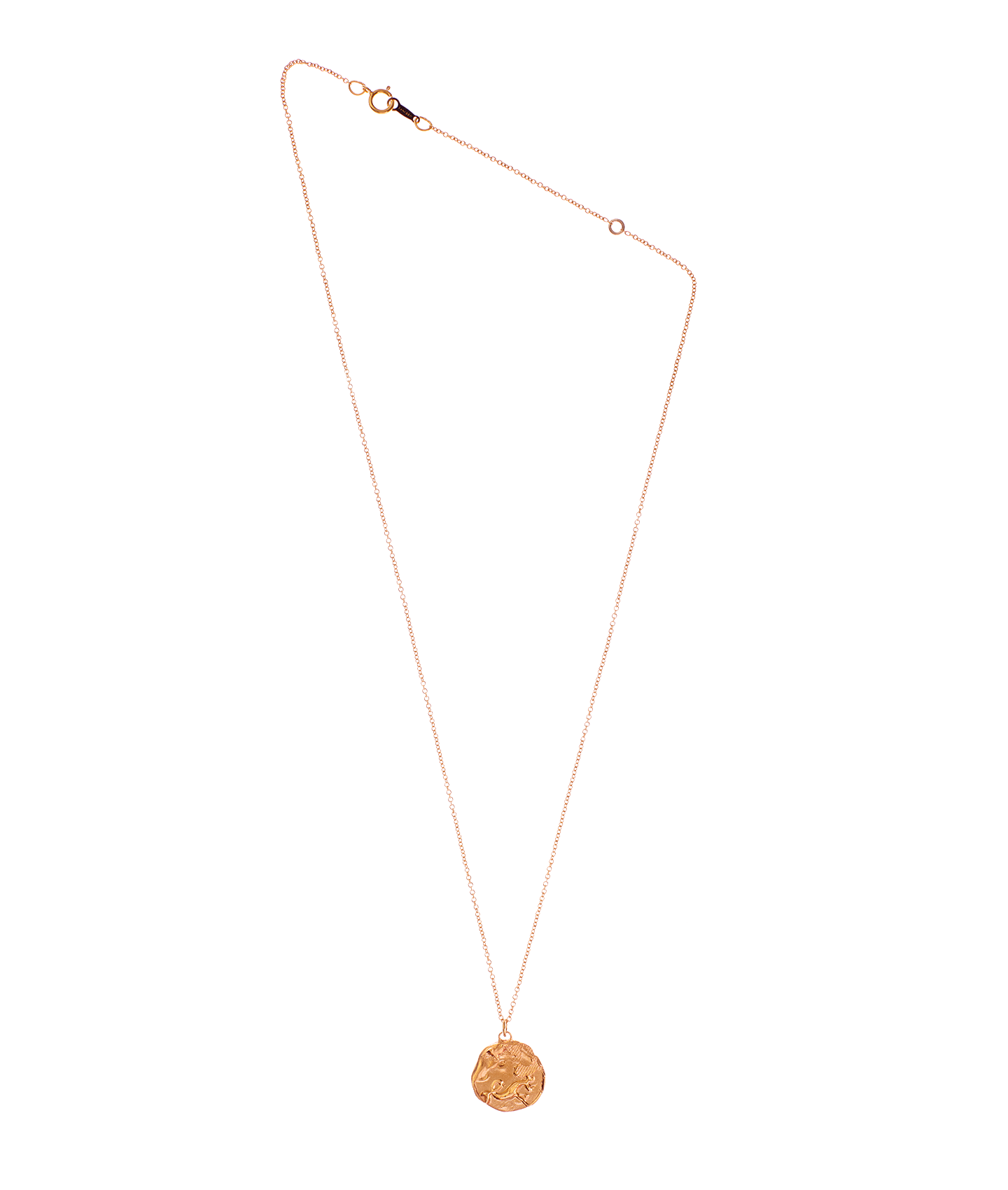 Alighieri Capricorn Medallion collier médaillon or 24ct