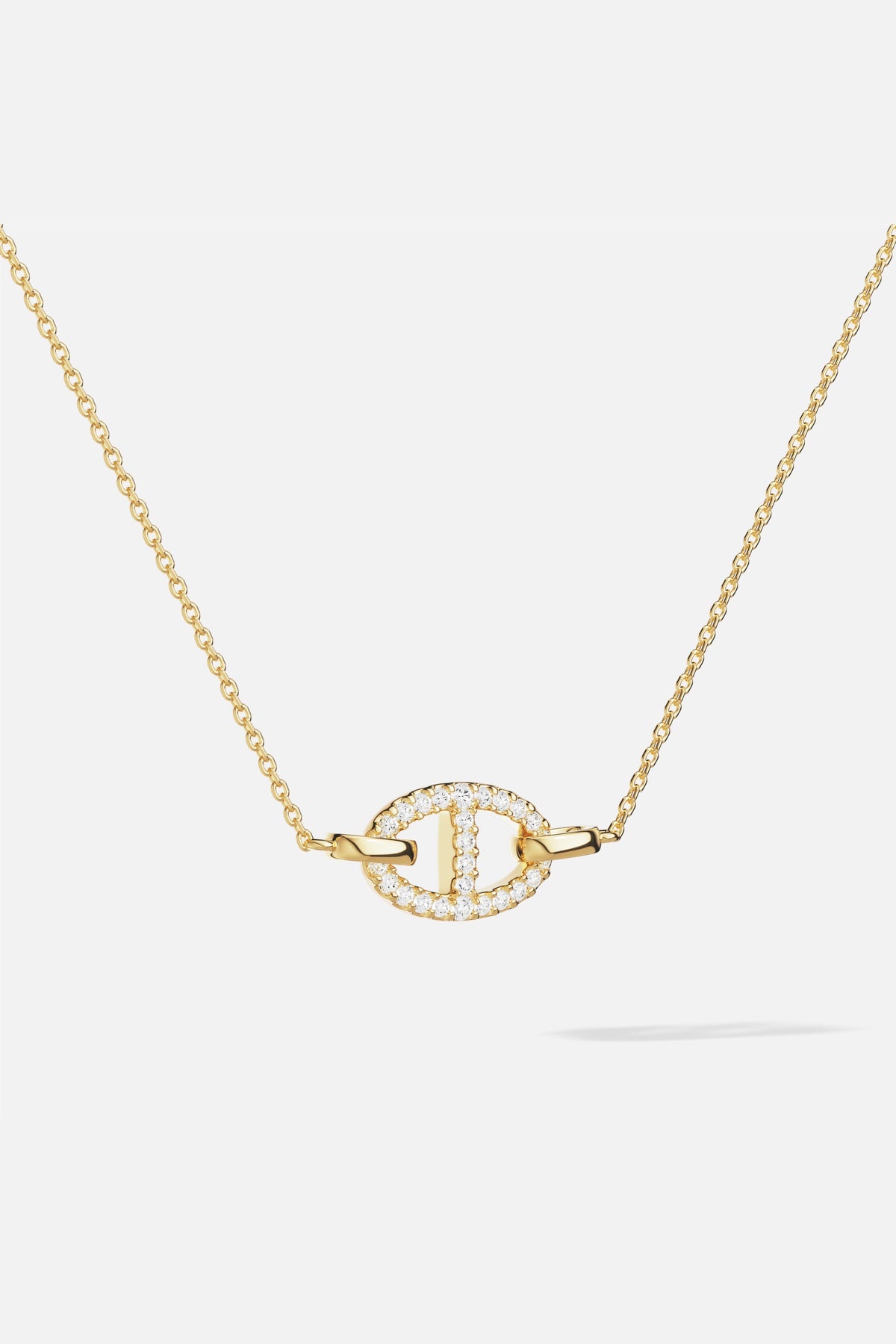 APM Monaco Yacht Club Marine Collier maille ajustable doré