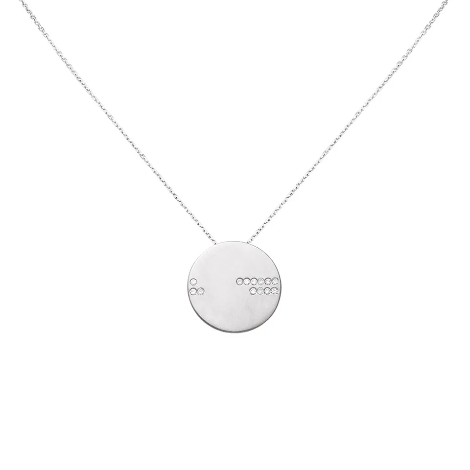 Aimée Aimer Horizon collier or blanc diamants 45 cm