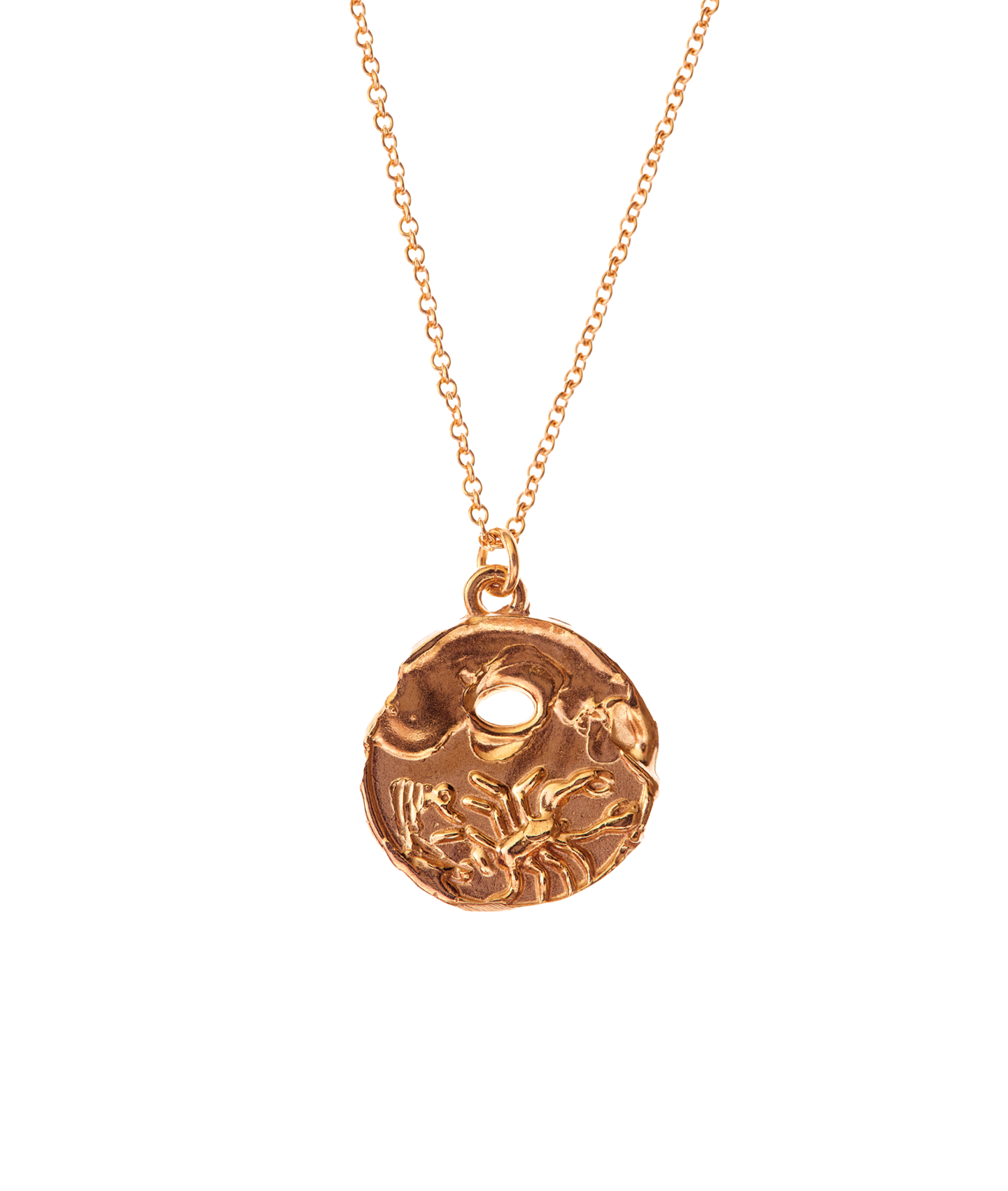 Alighieri Scorpio Medallion collier zodiaque or 9 carats