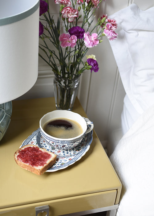 Aimée Aimer Art de la table tasse déjeuner Gien Cachemire faïence