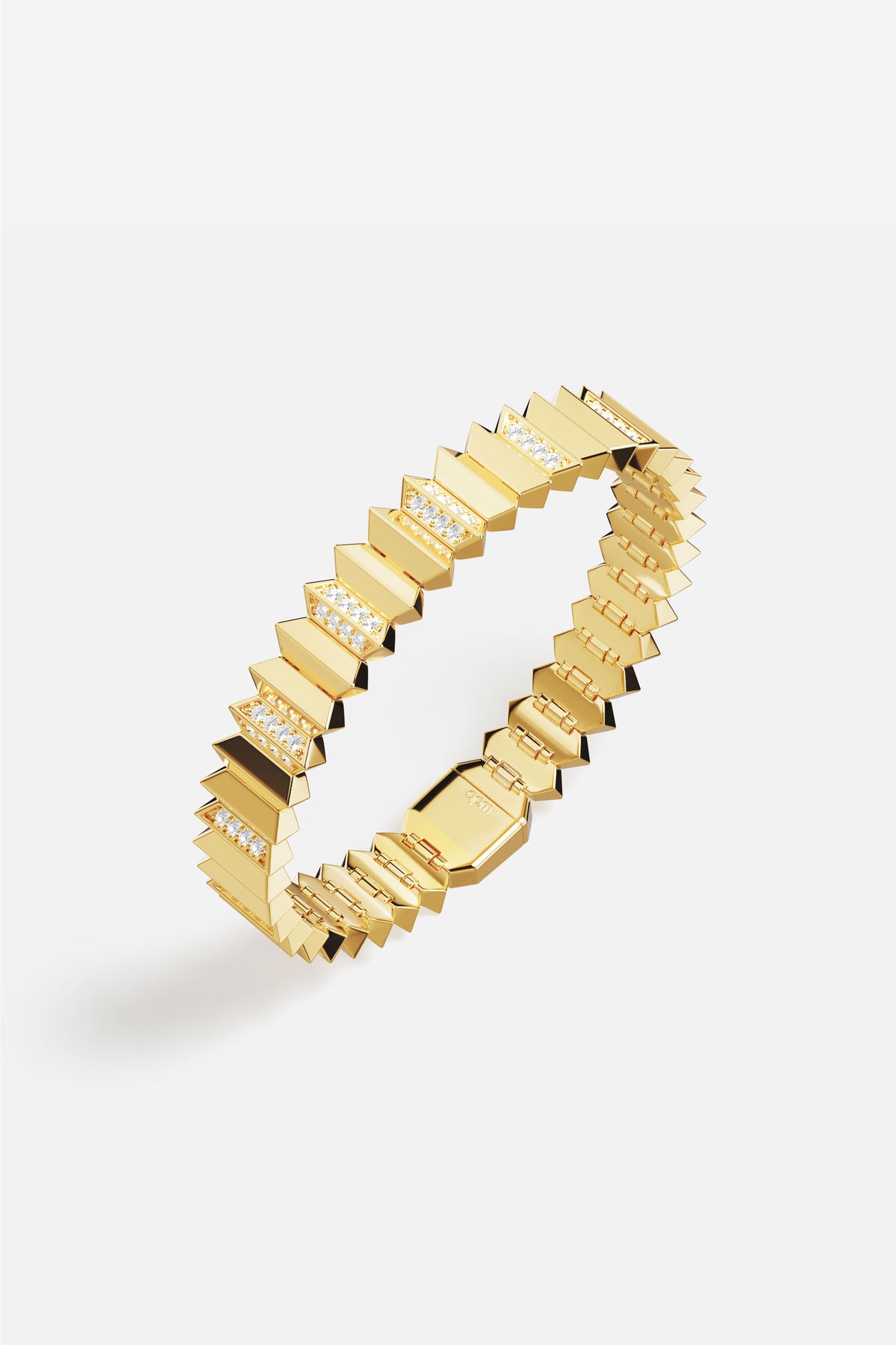 APM Monaco Yacht Club Up and Down bracelet doré M 18 cm
