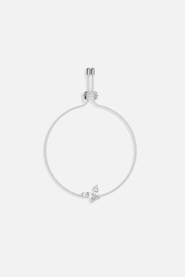 APM Monaco Lumière Papillon bracelet blanc ajustable
