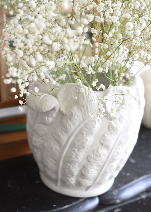 Aimée Aimer Vases Cache Pot Plumes cache-pot blanc 24 cm