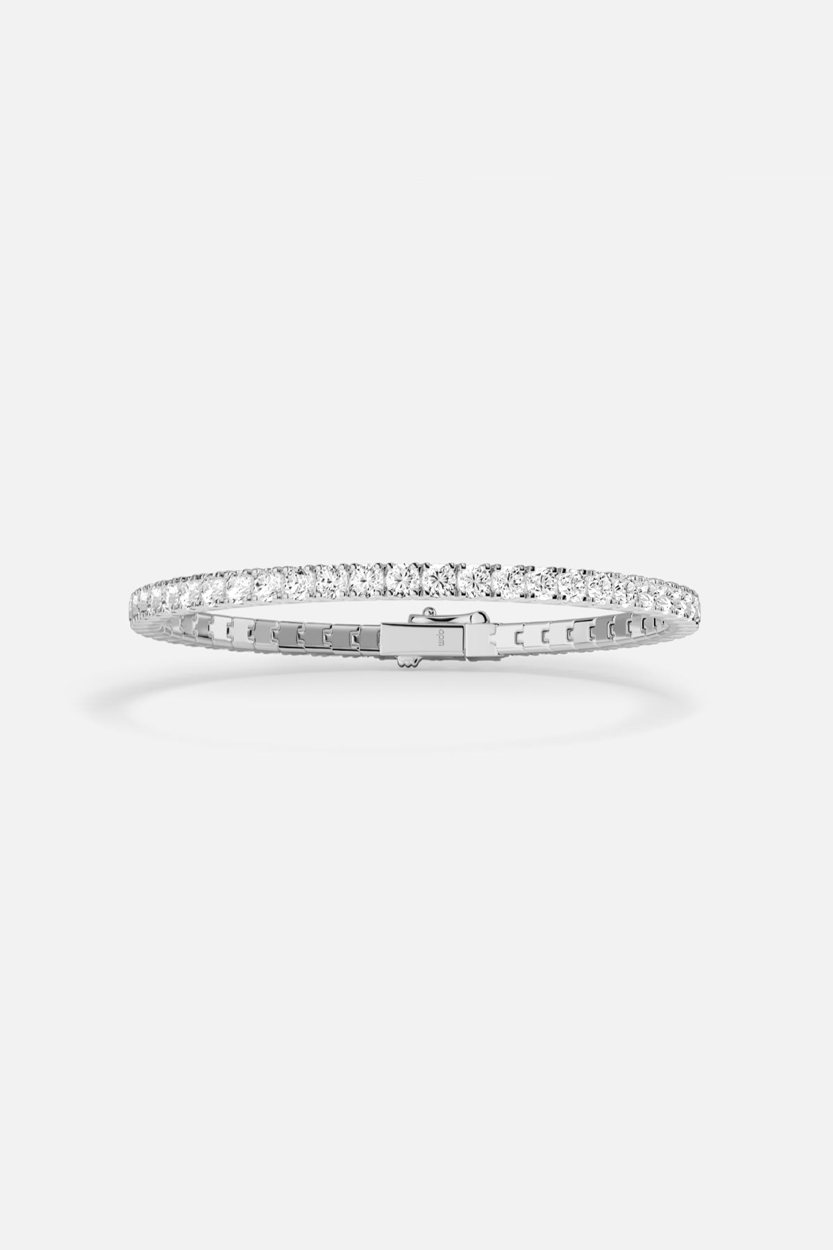 APM Monaco Lumière Tennis Bracelet blanc 18 cm