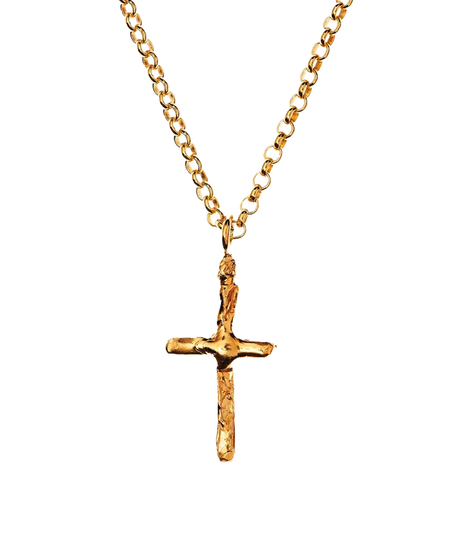 Alighieri Torch of the Night collier amulette bronze plaqué or