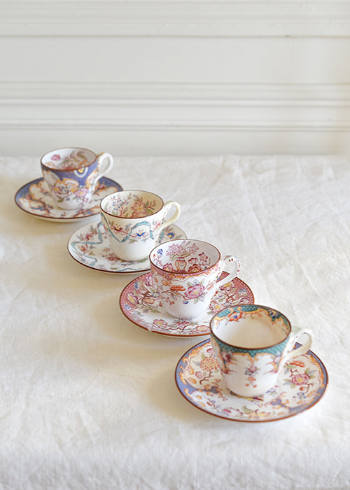 Aimée Aimer Art de la table tasses café Les Ravissantes lot 4