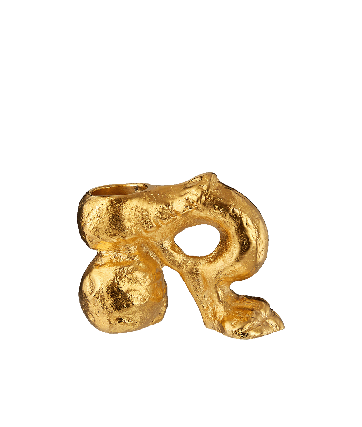 Alighieri CASA Lion Paw bougeoir doré