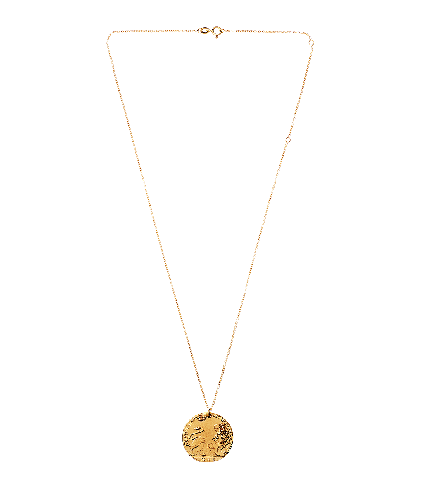 Alighieri Il Leone Medallion collier médaillon doré lion