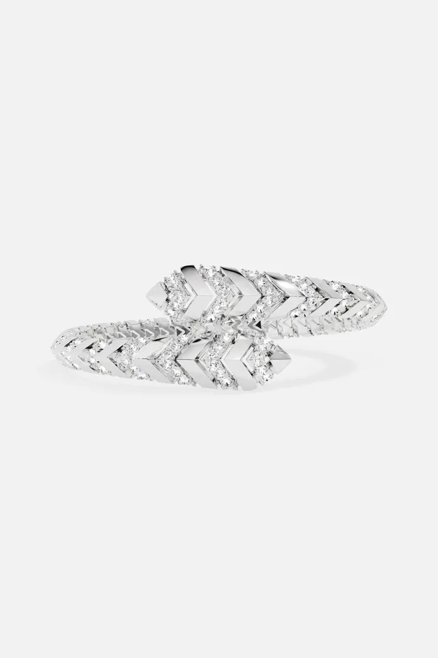 APM Monaco Festival Kâa jonc argent taille M 16,5 cm