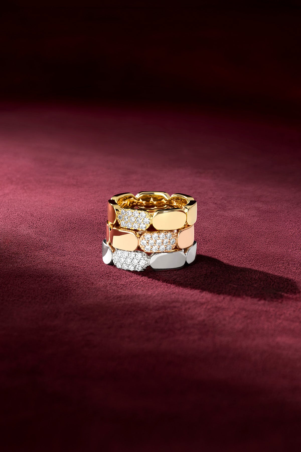 APM Monaco Yacht Club Pavage bague blanche zircon taille 52