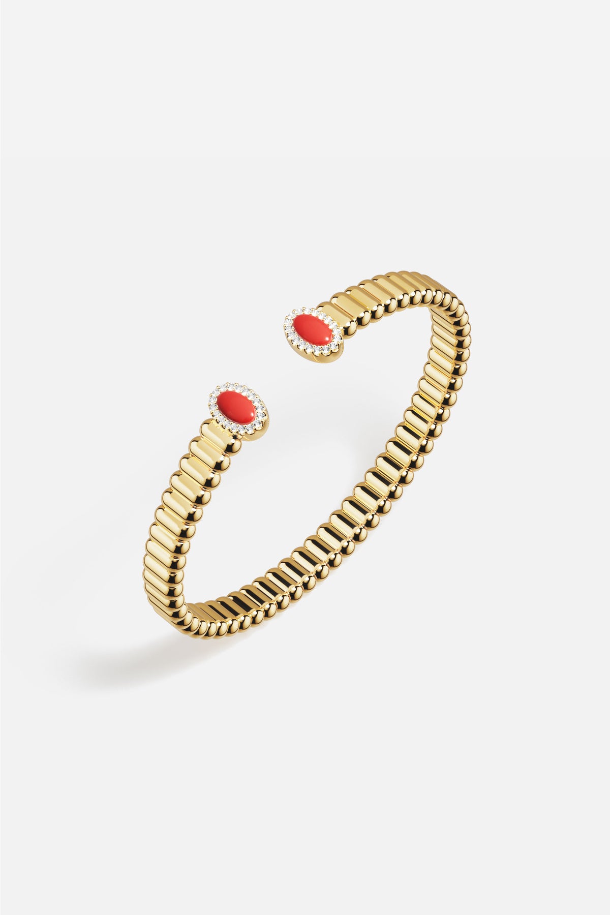 APM Monaco Méditerranée Calanques bracelet corail L 18 cm