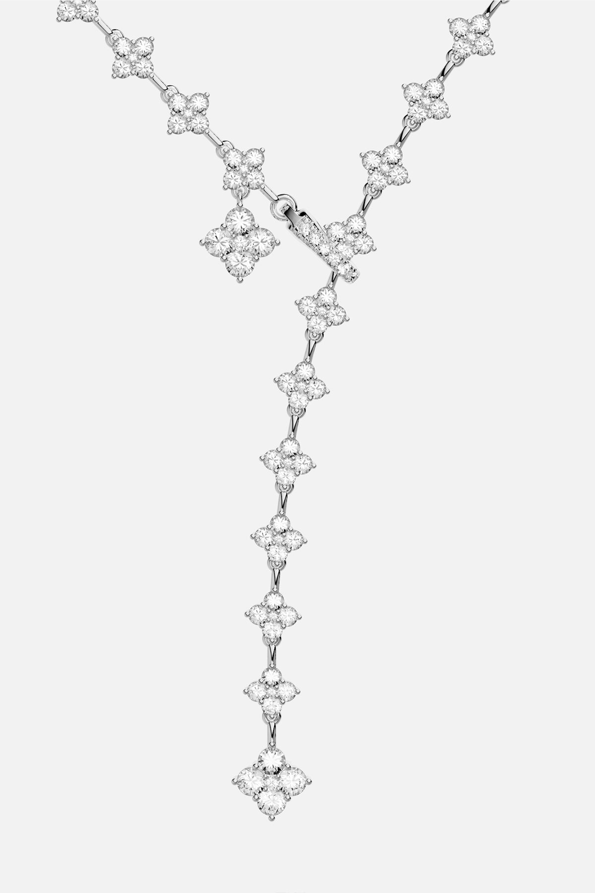APM Monaco Lumière Éclat collier blanc réglable 38-50 cm