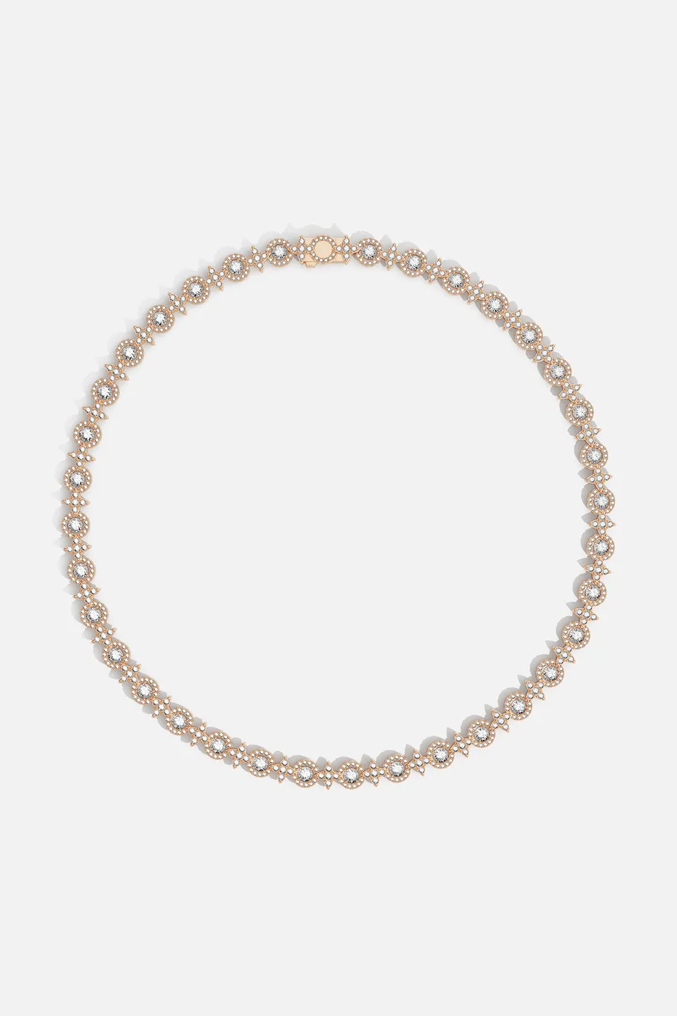 APM Monaco Météorites Glamour collier or rose 39 cm