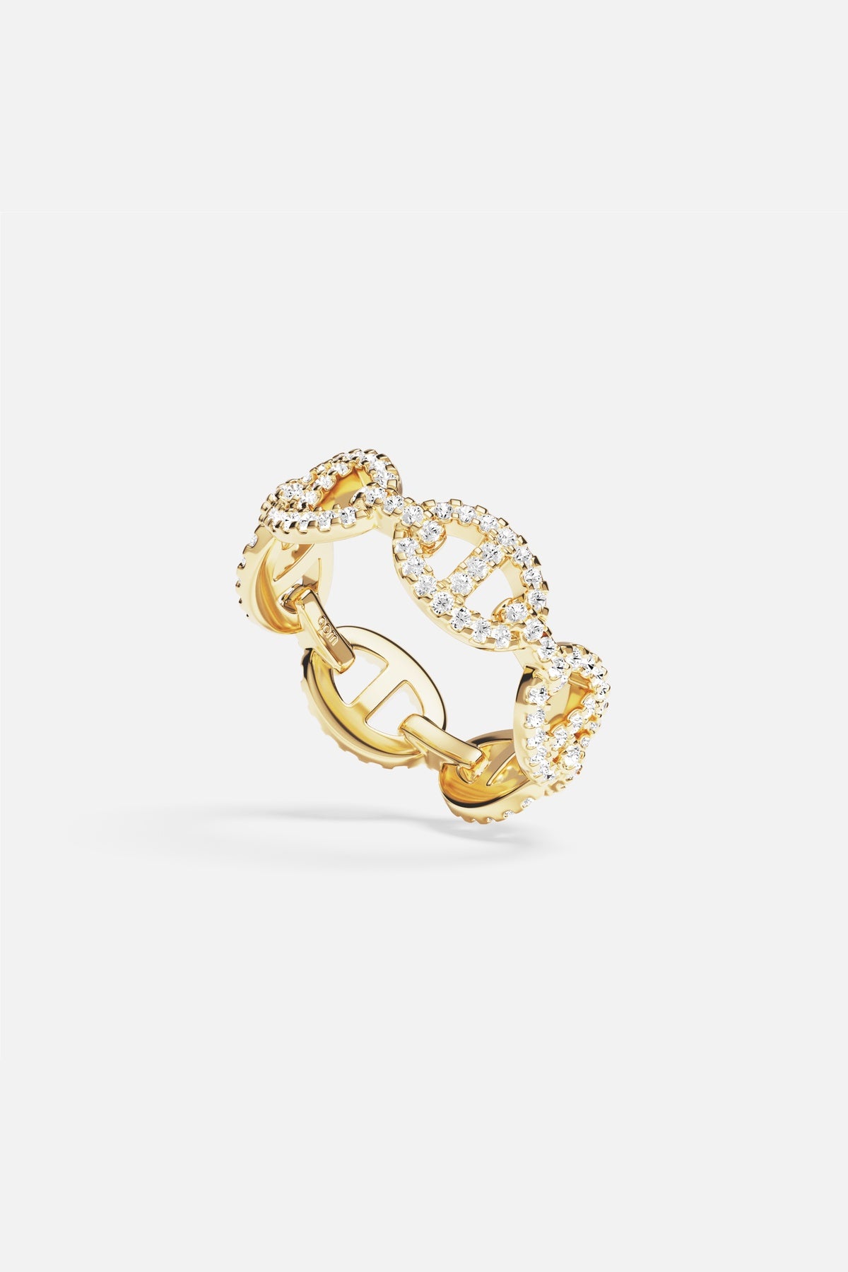 APM Monaco Yacht Club Marine Bague dorée 52 maillons