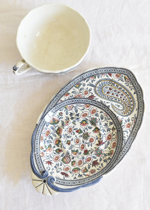 Aimée Aimer Art de la table tasse déjeuner Gien Cachemire faïence